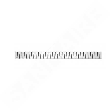 Alcadrain Grilles - Grille pour caniveau de douche linéaire 850 mm, inox brillant ZIP-850L