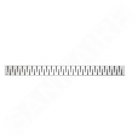 Alcadrain Grilles - Grille pour caniveau de douche linéaire 850 mm, inox mat ZIP-850M