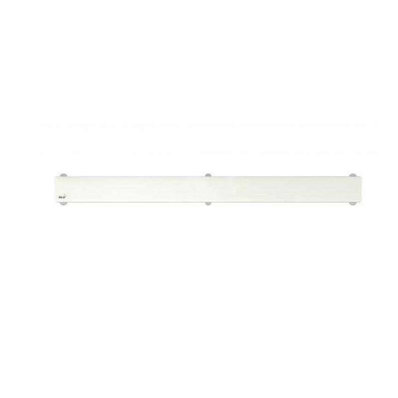 Alcadrain Grilles - Grille pour caniveau de douche 850 mm, verre/blanc GL1200-850 Alcadrain Grilles - Grille pour caniveau de douche 850 mm, verre/blanc GL1200-850