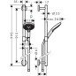 Hansgrohe Raindance Select S - Set de douche 120 EcoSmart/Unica'Comfort 90, chrome 26323000 Hansgrohe Raindance Select S - Set de douche 120 EcoSmart/Unica'Comfort 90, chrome 26323000