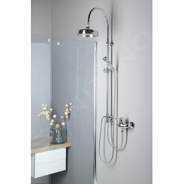Sapho Vanity - Colonne de douche 200 sans robinetterie, chrome SET061