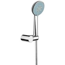 Jika Rio - Set de pommeau de douche, 3 jets, support et flexible 1,7 m, inox/chrome H3651R00043611