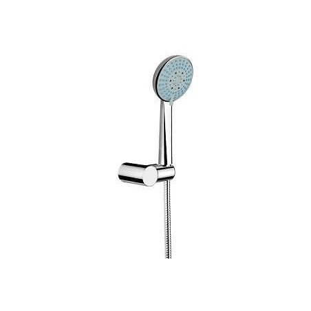 Jika Rio - Set de pommeau de douche, 3 jets, support et flexible 1,7 m, inox/chrome H3651R00043611
