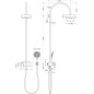Axor Citterio - Set de douche Showerpipe, chrome 39620000 Axor Citterio - Set de douche Showerpipe, chrome 39620000