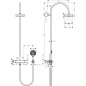 Axor Citterio - Set de douche avec thermostat, chrome 39670000