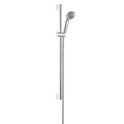 Hansgrohe Crometta 85 - Set de douche Multi, 3 jets, barre murale Unica’Crometta 0,65 m, chrome 27767000