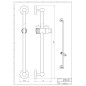Novaservis Sets de douche - Barre de douche 1050 mm, chromée 6119,0 Novaservis Sets de douche - Barre de douche 1050 mm, chromée 6119,0