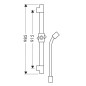 Axor Programme de douche - Barre de douche 900 mm, chrome 27830000 Axor Programme de douche - Barre de douche 900 mm, chrome 27830000