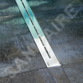 Ravak Runway - Ecoulement de douche 300 mm, acier inoxydable X01418