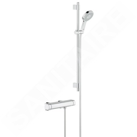 Grohe Grohtherm 2000 - Mitigeur de douche thermostatique, set de douche de 900 mm, chrome 34482001