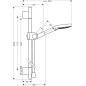 Axor Uno - Set de douche avec douchette Raindance Select S 120 3 jet, barre de douche et flexible de douche, chrome 27987000