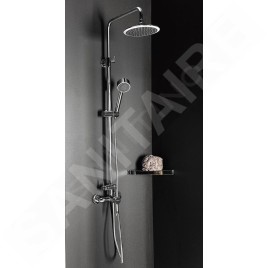 Sapho Luka - Colonne de douche avec robinet, 200 mm, chrome LK139