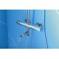 Sapho Kimura - Mitigeur thermostatique de baignoire avec accessoires, chrome KU500 Sapho Kimura - Mitigeur thermostatique de baignoire avec accessoires, chrome KU500