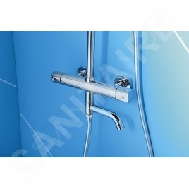 Sapho Kimura - Mitigeur thermostatique de baignoire avec accessoires, chrome KU500