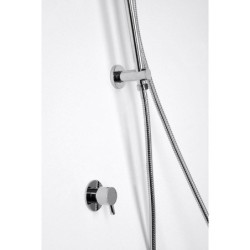 Sapho Luka - Barre de douche DANIELA, 700 mm, avec écoulement, chrome 1202-08