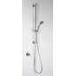 Sapho Luka - Barre de douche DANIELA, 700 mm, avec écoulement, chrome 1202-08