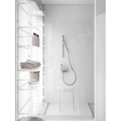 Laufen Kartell - Set de douche Disc avec mitigeur encastré, chrome H3313390041411