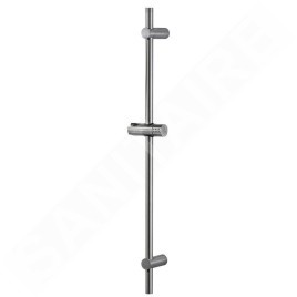 Sapho Minimal - Barre de douche avec support coulissant, 700 mm, inox MI001