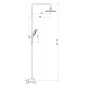 Ravak Douches - Set de douche DS 090.00, chrome X07P232 Ravak Douches - Set de douche DS 090.00, chrome X07P232
