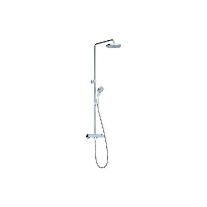 Ravak Termo - Set de douche avec thermostat, 200 mm, 5 jets, chrome X070058 Ravak Termo - Set de douche avec thermostat, 200 mm, 5 jets, chrome X070058