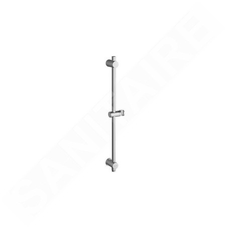 Ravak Douches - Barre de douche 975.00 avec support de douche coulissant et prise murale, 60 cm, chromé X07P342