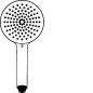 Hansa Viva - Pommeau de douche, 3 jets, chrome 44340100