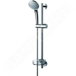 Ideal Standard Idealrain - Ensemble de douchette à main, 3 jets, barre et flexible, chrome B9415AA