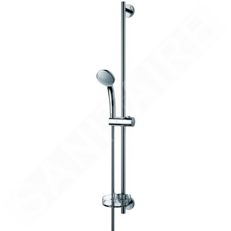 Ideal Standard Idealrain - Ensemble de douchette à main, 1 jet, barre et flexible, chrome B9502AA