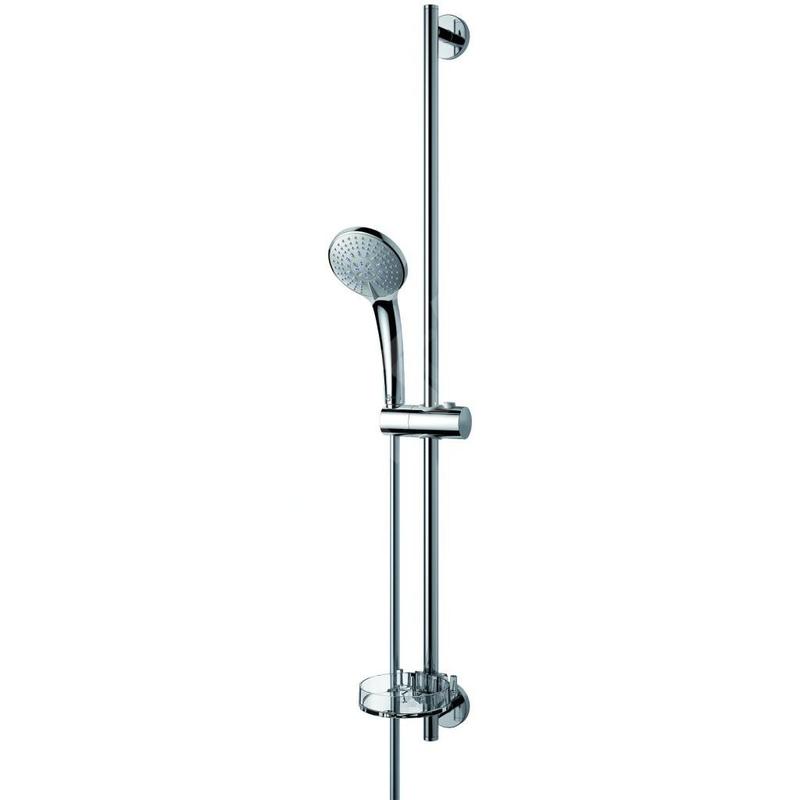 Ideal Standard Idealrain - Ensemble de douchette à main, 3 jets, barre et flexible, chrome B9417AA
