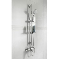 Ideal Standard Idealrain - Ensemble de douchette à main, 3 jets, barre et flexible, chrome B9417AA