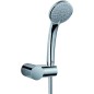 Ideal Standard Idealrain - Ensemble de douchette à main, 3 jets, support et flexible, chrome B9507AA