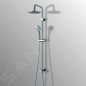Ideal Standard Idealrain - Set de douche 200, pour une combinaison avec mitigeur encastré, chrome A5689AA
