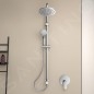 Ideal Standard Idealrain - Set de douche 200, pour une combinaison avec mitigeur encastré, chrome A5689AA