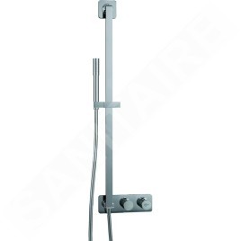 Ideal Standard Archimodule - Set de douche avec thermostat encastré, 1 jet, chrome A1550AA