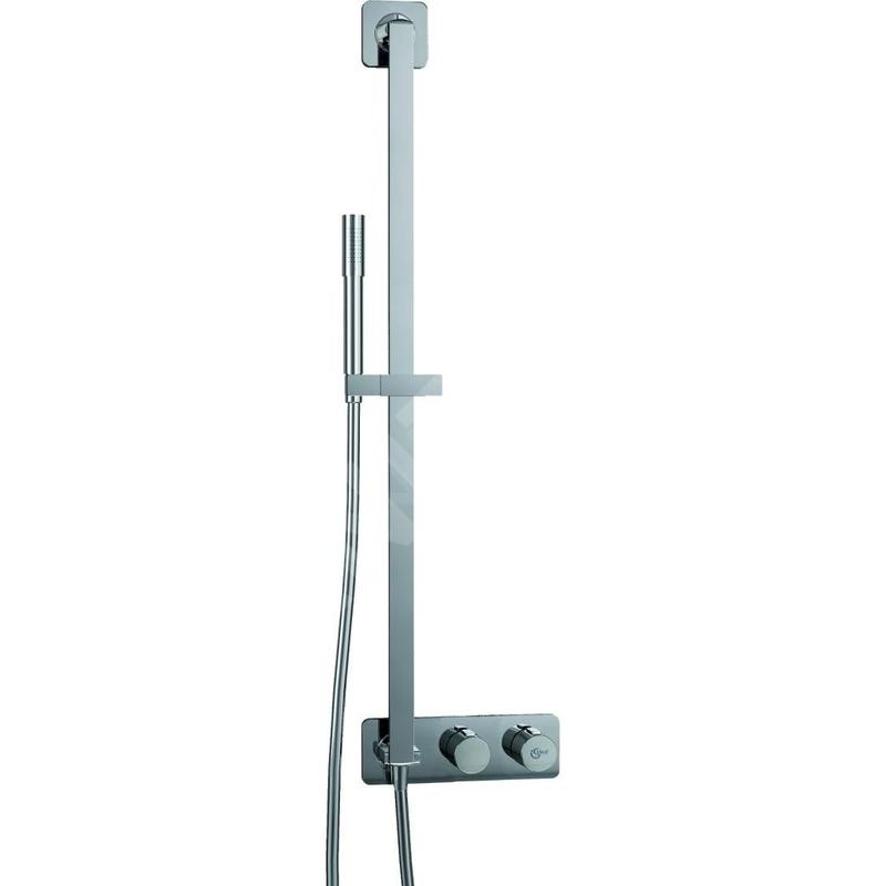 Ideal Standard Archimodule - Set de douche avec thermostat encastré, 1 jet, chrome A1550AA