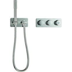 Ideal Standard Archimodule - Set de douche avec thermostat encastré, 1 jet, chrome A1553AA