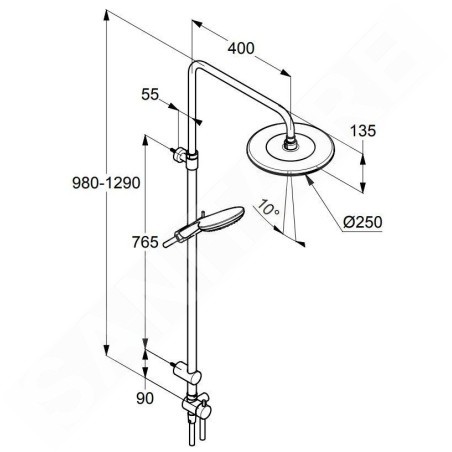 Kludi Freshline - Set de douche Dual Shower System, chrome 6709005-00