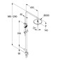 Kludi Logo - Set de douche Dual Shower System, chrome 6809105-00