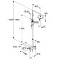 Kludi Logo - Set de douche Dual Shower System 200, avec mitigeur, chrome 6808305-00