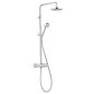 Kludi Logo - Set de douche Dual Shower System avec thermostat, 200 mm, chrome 6809205-00