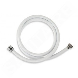 Novaservis Flexibles - Flexible de douche plastique 150 cm, blanc PVC/150,11
