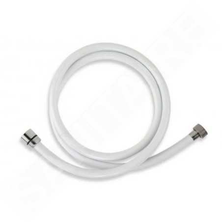 Novaservis Flexibles - Flexible de douche plastique 150 cm, blanc PVC/150,11