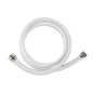 Novaservis Flexibles - Flexible de douche plastique 150 cm, blanc PVC/150,11