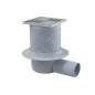 Alcadrain Douchegoten - Siphon de sol, latéral, 105x105 mm, diamètre 50 mm, acier inoxydable/plastique APV31 Alcadrain Douchegoten - Siphon de sol, latéral, 105x105 mm, diamètre 50 mm, acier inoxydable/plastique APV31