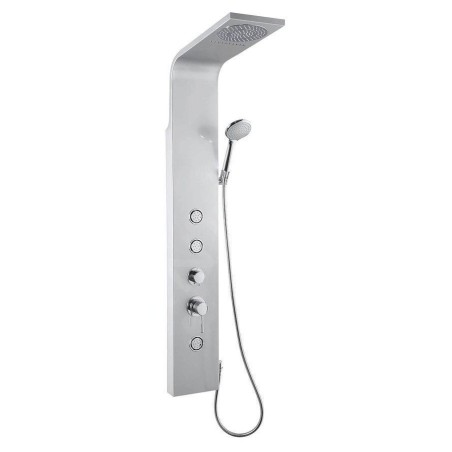 Aqualine Douches - Panneaux de douche, hauteur 1400 mm, argent SL680