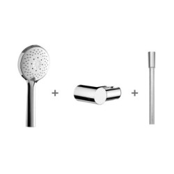 Jika Cubito Pure - Set de douche Cubito-N 130 mm, 4 jets, chrome H3651X00043621