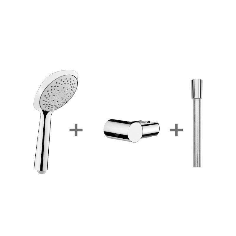 Jika Cubito Pure - Set de douche Cubito-N 110 mm, 4 jets, chrome H3651X00043631