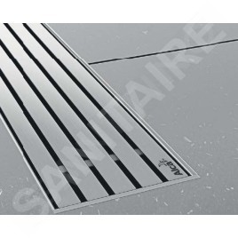 Alcadrain Grilles - Grille pour caniveau à douche linéaire 950 mm, inox mat STREAM-950M