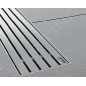 Alcadrain Grilles - Grille pour caniveau à douche linéaire 950 mm, inox mat STREAM-950M