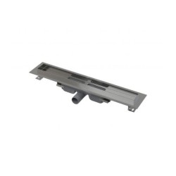 Alcadrain Douchegoten - Caniveau de douche Professional Low 1150 mm, avec rebord pour grille pleine, inox APZ106-1150